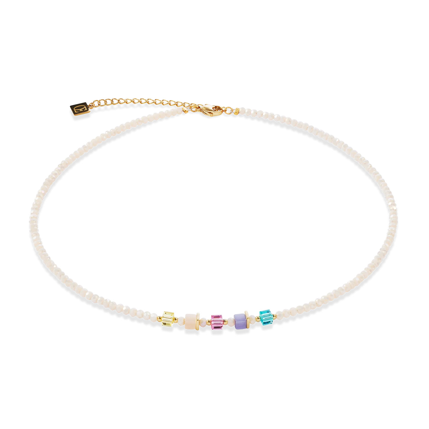 Joyful Colours Update Necklace Gold-Multicolour for You