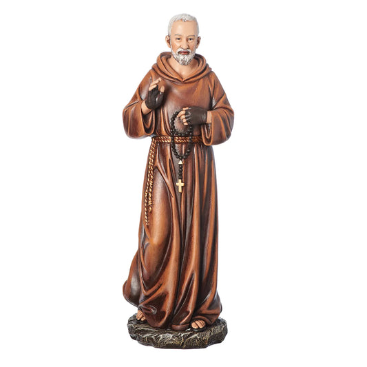 10.25"H Padre Pio Figure