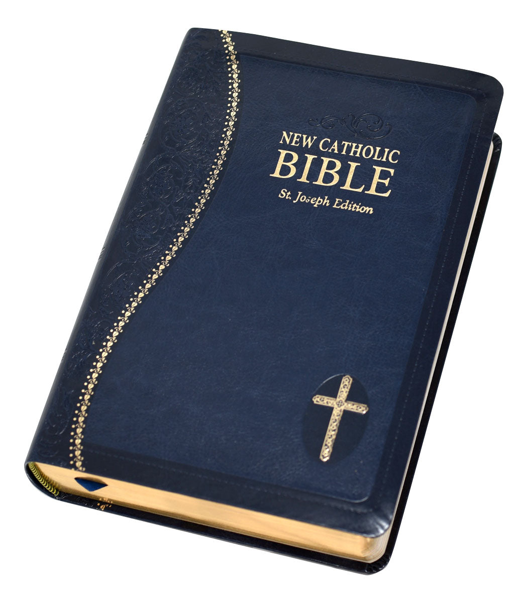 St. Joseph New Catholic Bible Gift Edition Personal Size 608/19BLU
