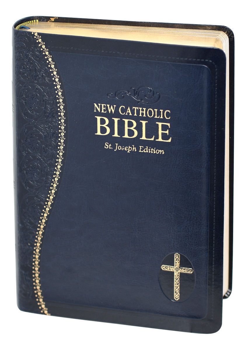 St. Joseph New Catholic Bible Gift Edition Personal Size 608/19BLU