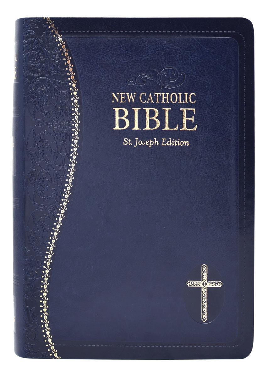 St. Joseph New Catholic Bible Gift Edition Personal Size 608/19BLU