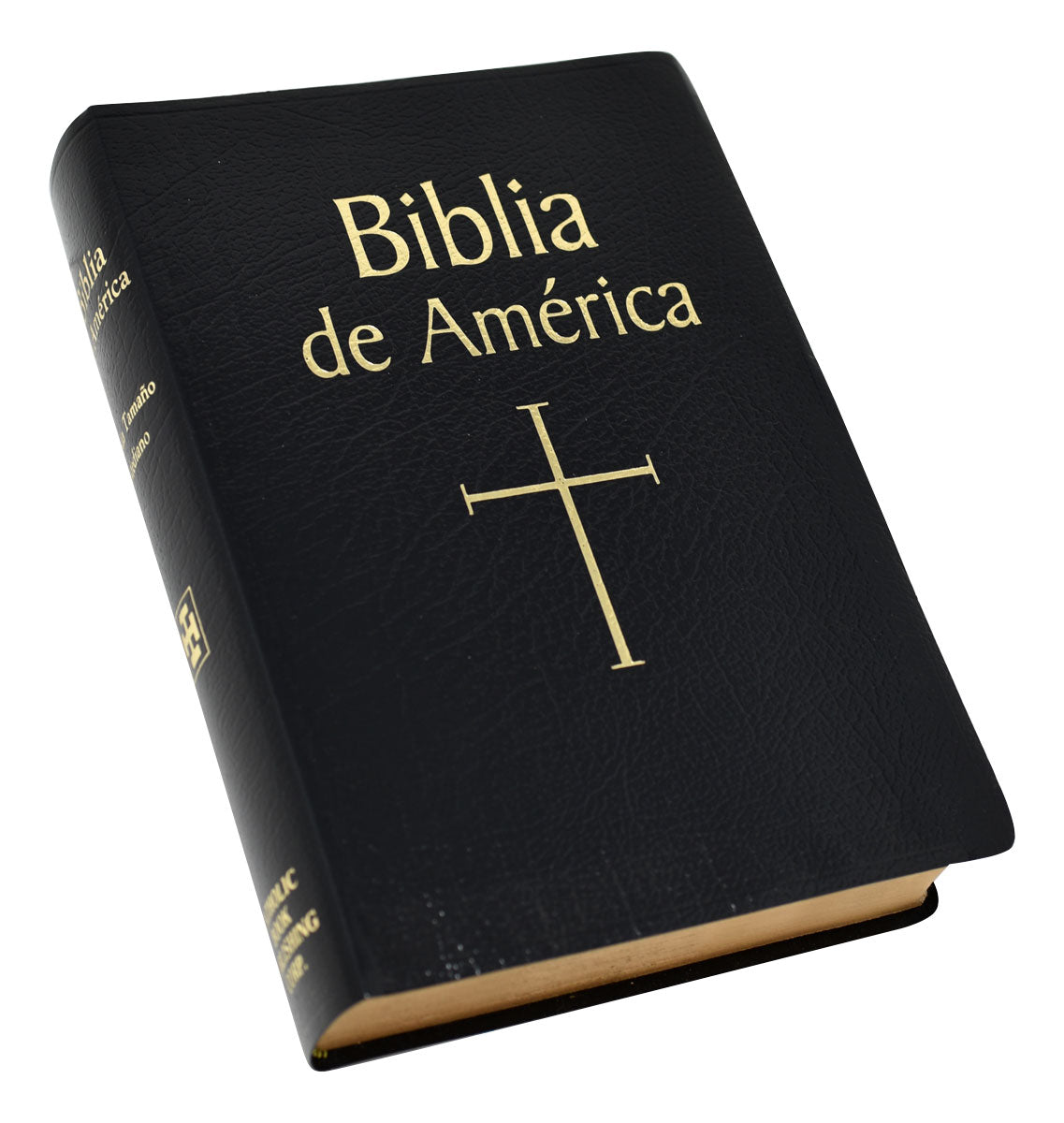 Biblia de America 610BLKS Elegant Leather Bound Edition
