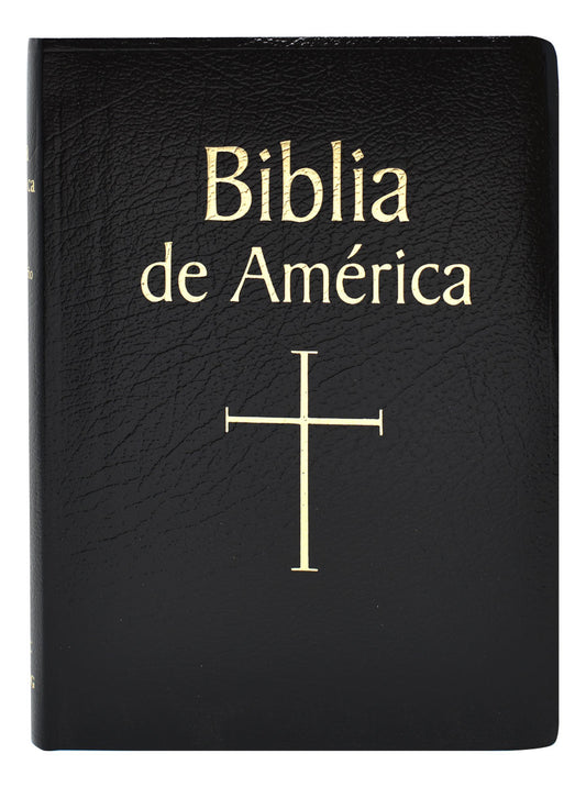 Biblia de America 610BLKS Elegant Leather Bound Edition