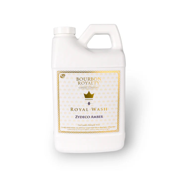 64oz Royal Wash Zydeco Amber Laundry Detergent Formula