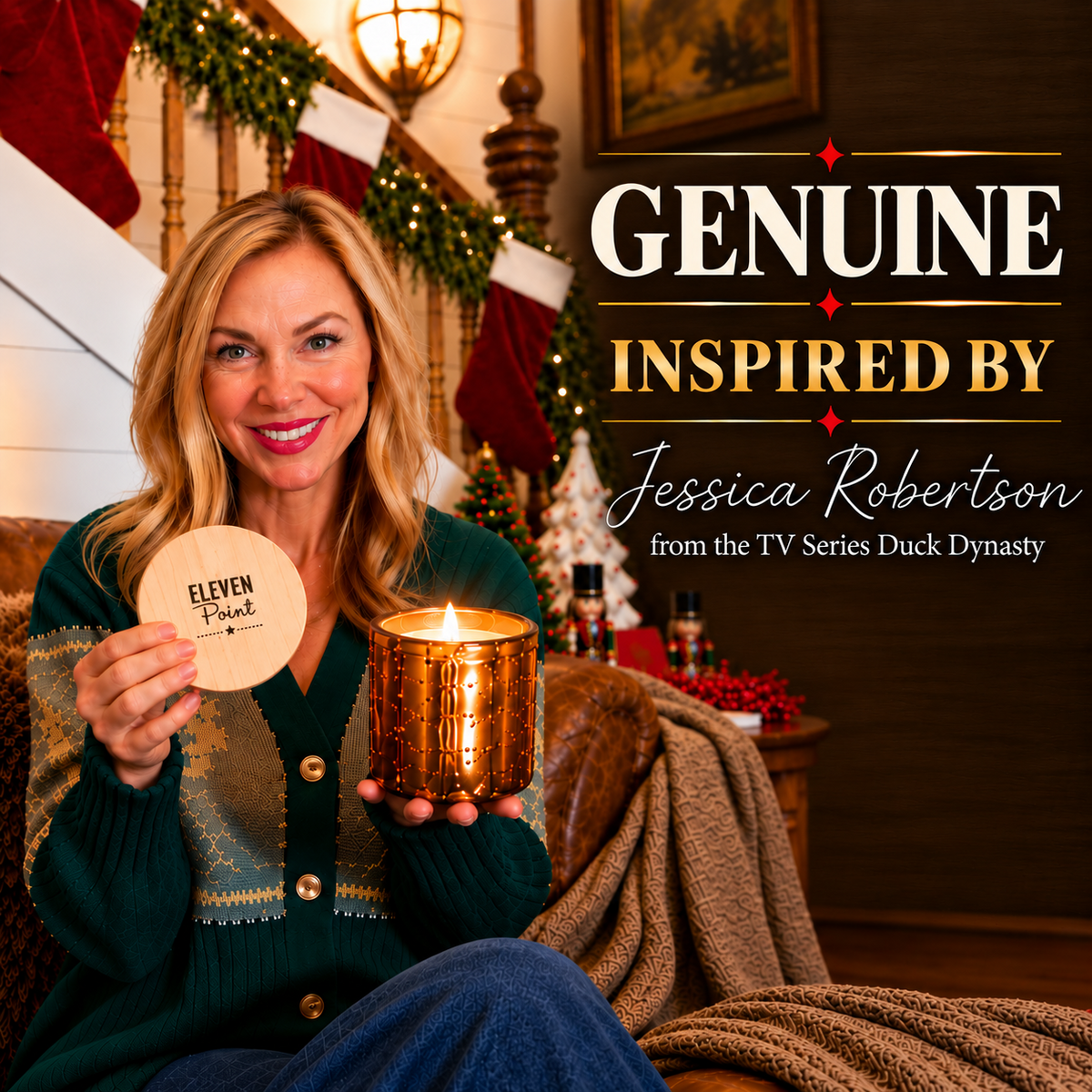 Eleven Point Genuine candle lifestyle image
