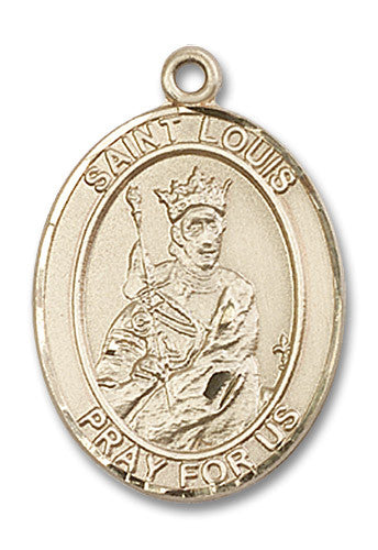 Extel Large Oval 14kt Gold Filled St. Louis Medal, Made in USA