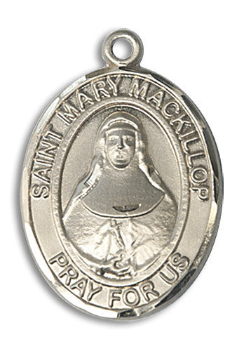 Extel Large Oval 14kt Gold Filled St. Mary Mackillop Medal, Made in USA