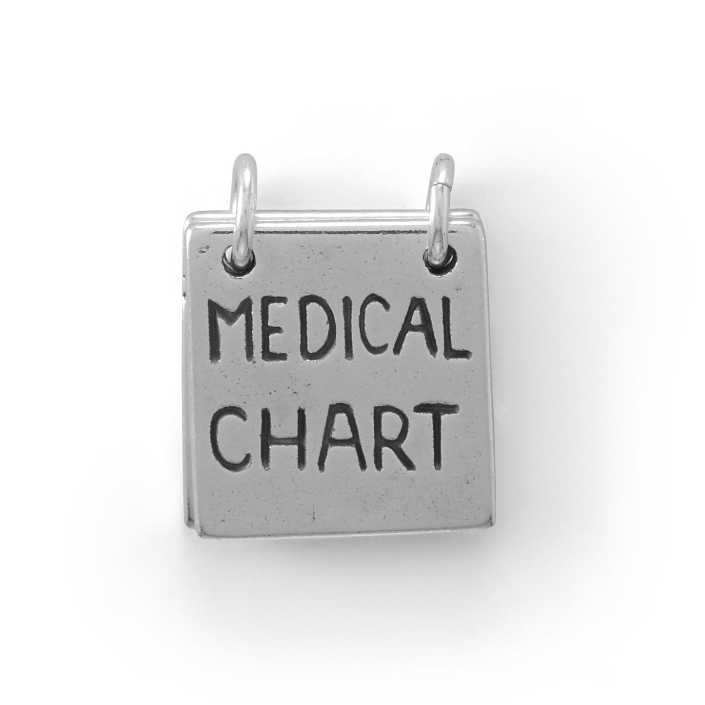 Sterling Silver Movable Medical Chart Charm