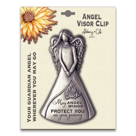 SE MAY ANGEL WINGS SCULPTED ANGEL VISOR CLIP, CARD