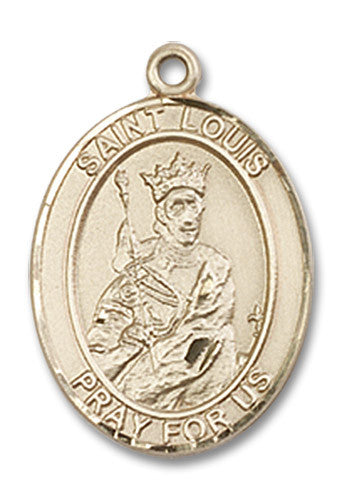 Extel Medium Oval 14kt Gold Filled St. Louis Medal, Made in USA