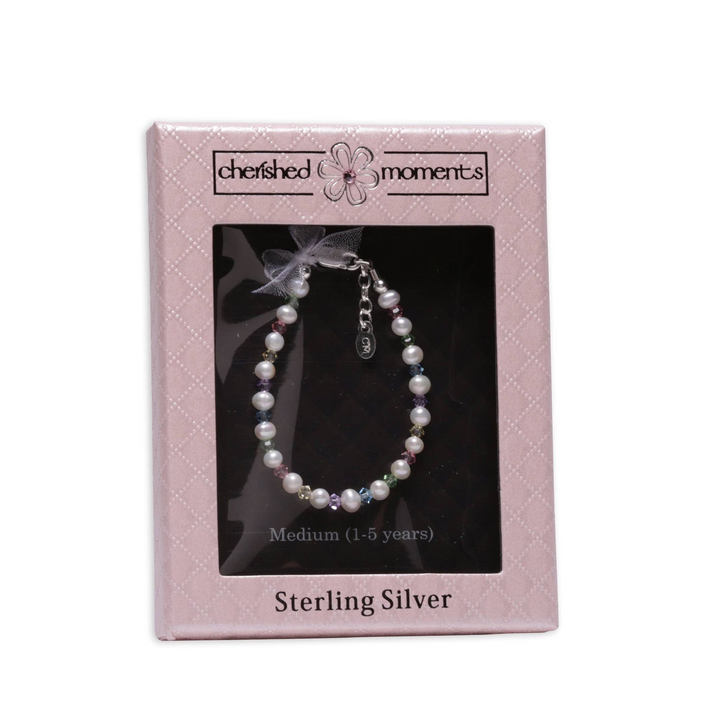 Sterling Silver Freshwater Pearl Baby Bracelet Kid's Jewelry: Small 0-12m