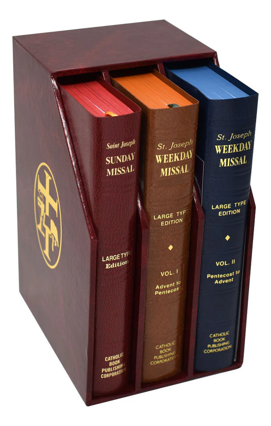 BOOK-St Joseph Weekday Missal Set Large Print