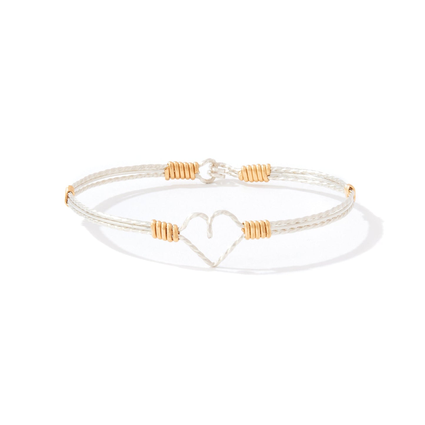 Ronaldo I Am Cherished Heart Charm Bracelet for Elegance