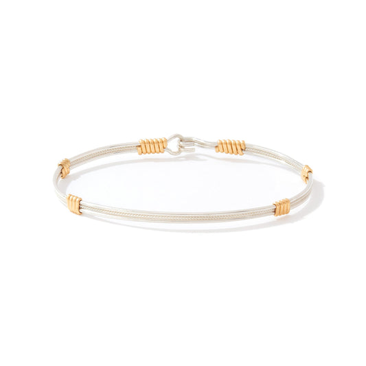 Be Kind Bracelet-Silver and Gold