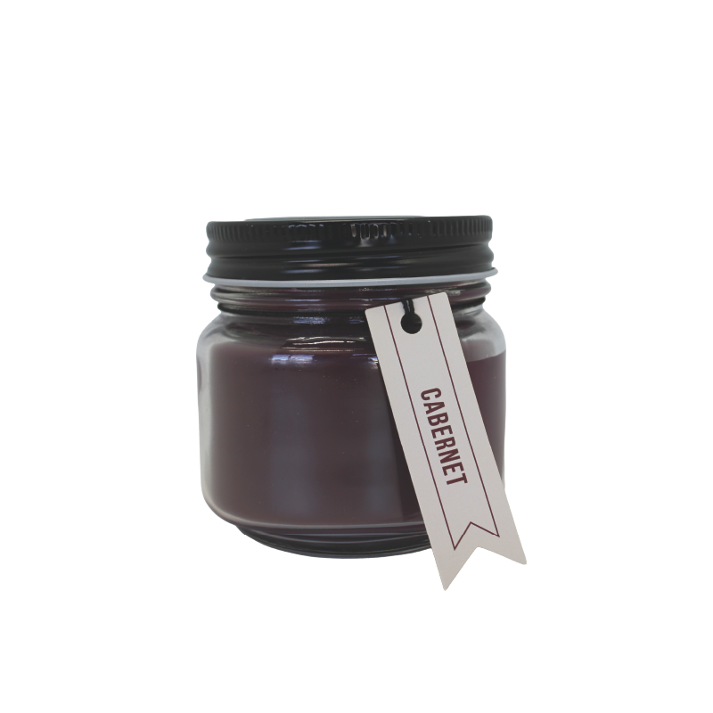 Scentations Cabernet Scented Candle, Mason Jar, 8 oz