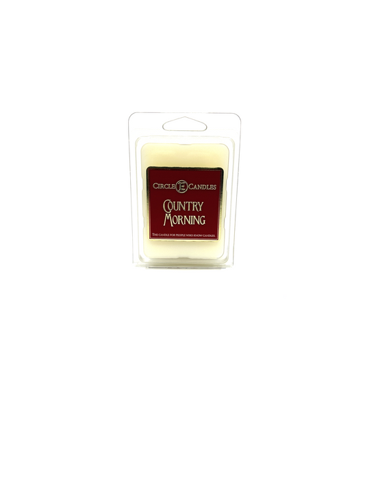 Circle E Candles Wax Melt Tart Country Morning Scent 3oz Pack