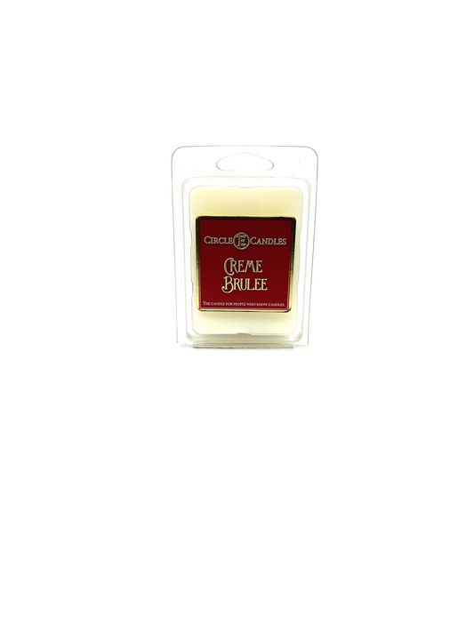 Circle E Candles Wax Melt Tart Creme Brulee Scent Pack of 6
