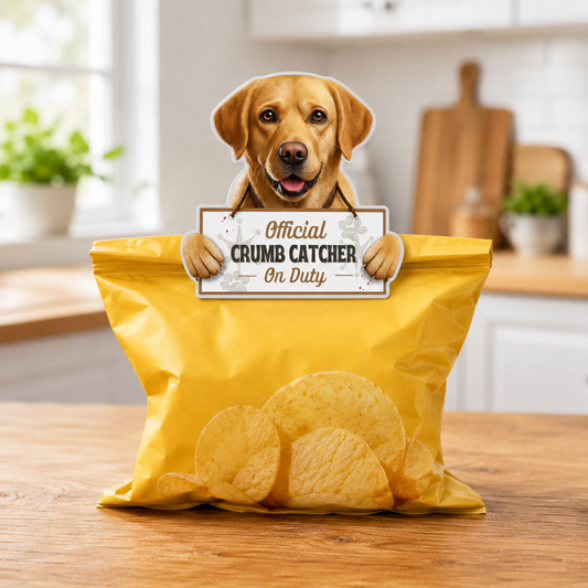 Labrador, Yellow, Chip clip