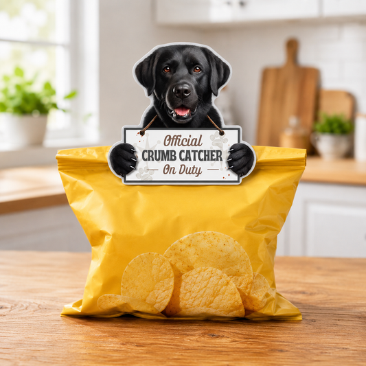 Labrador, Black, Chip clip