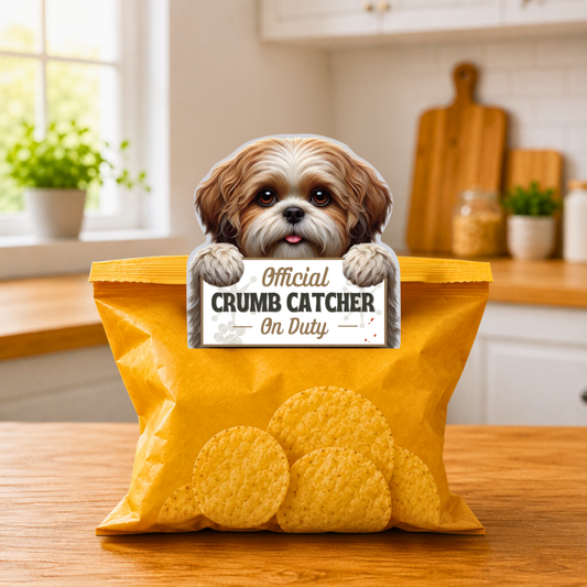 Shih Tzu, Tan & White, Chip clip