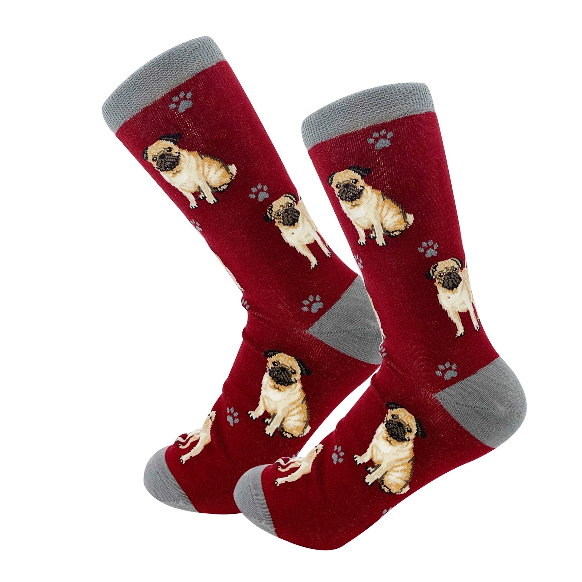 Pug Socks, Full Body Dog