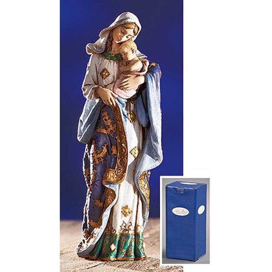 7" Adoring Madonna and Child Figureine
