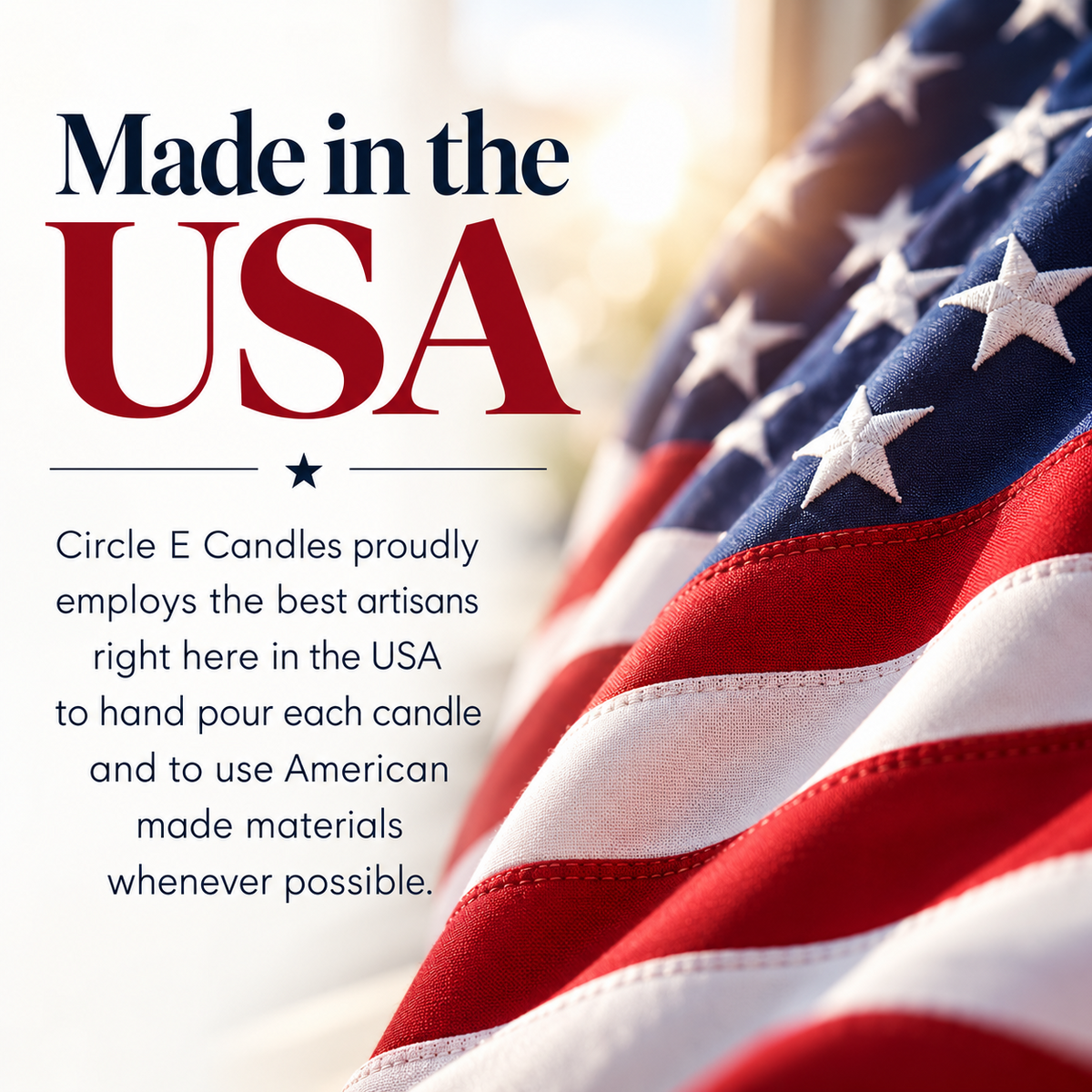 Circle E Candles Made in USA