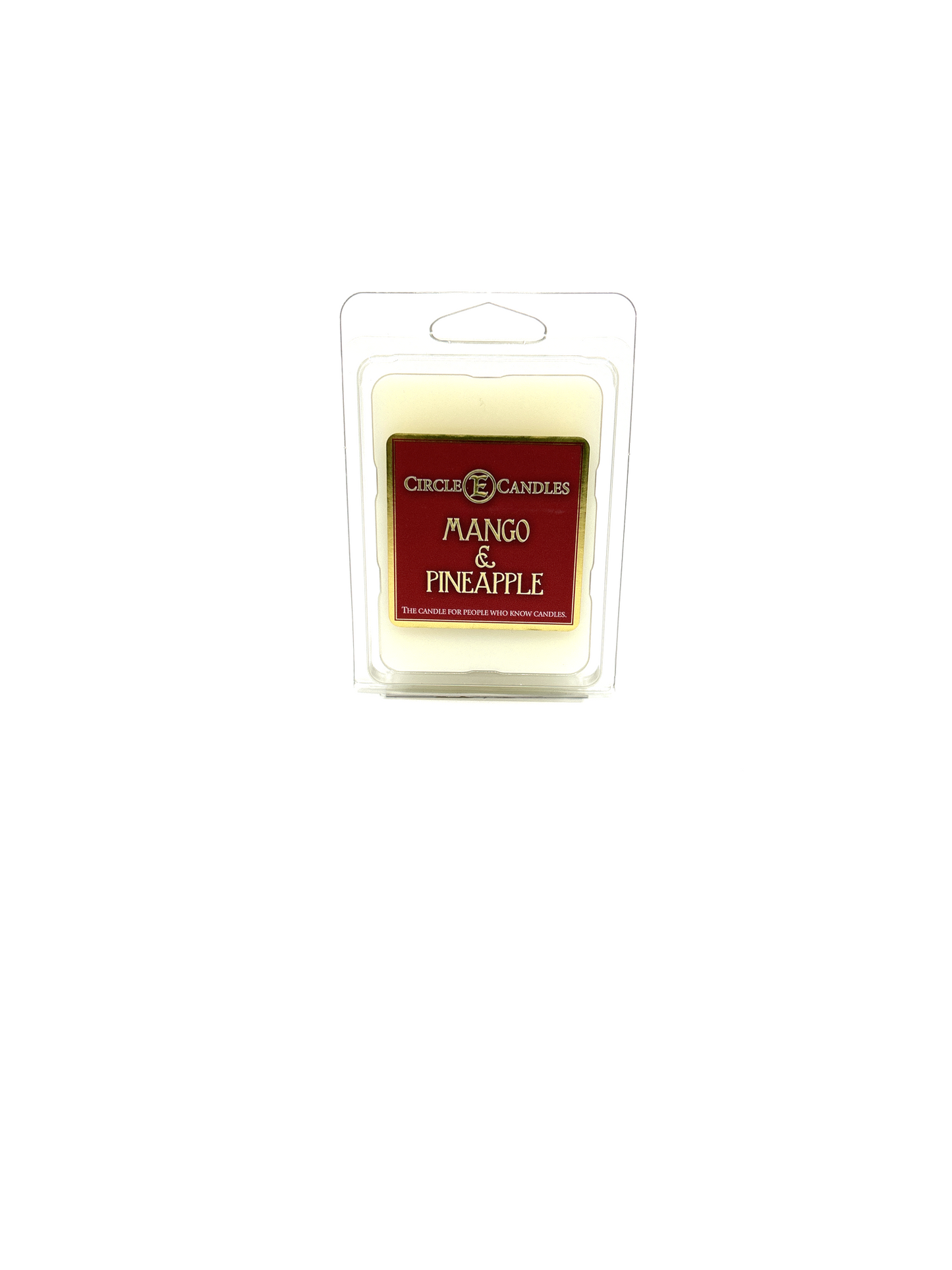 Circle E Candles Wax Melt Tart Mango Pineapple Scent 3oz Pack