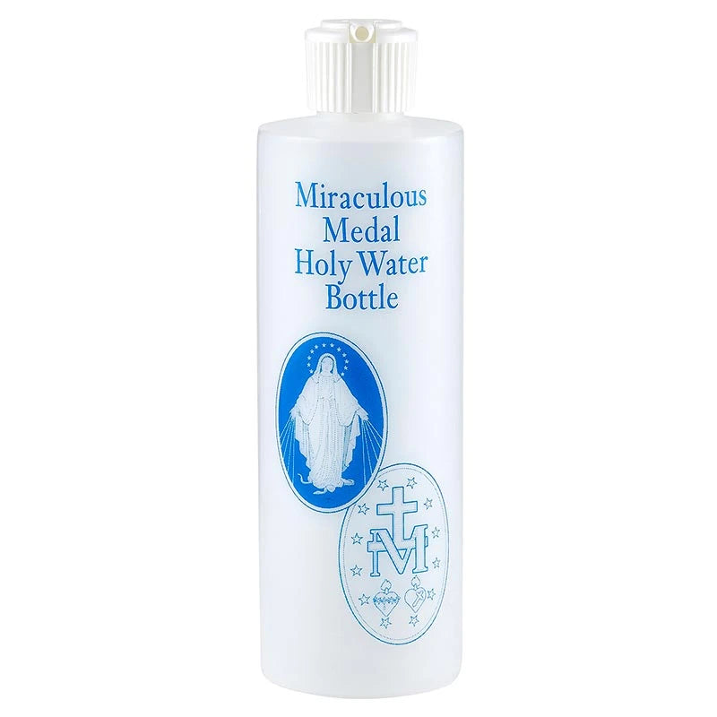 Large Miraculous Medal Holy Water Bottle