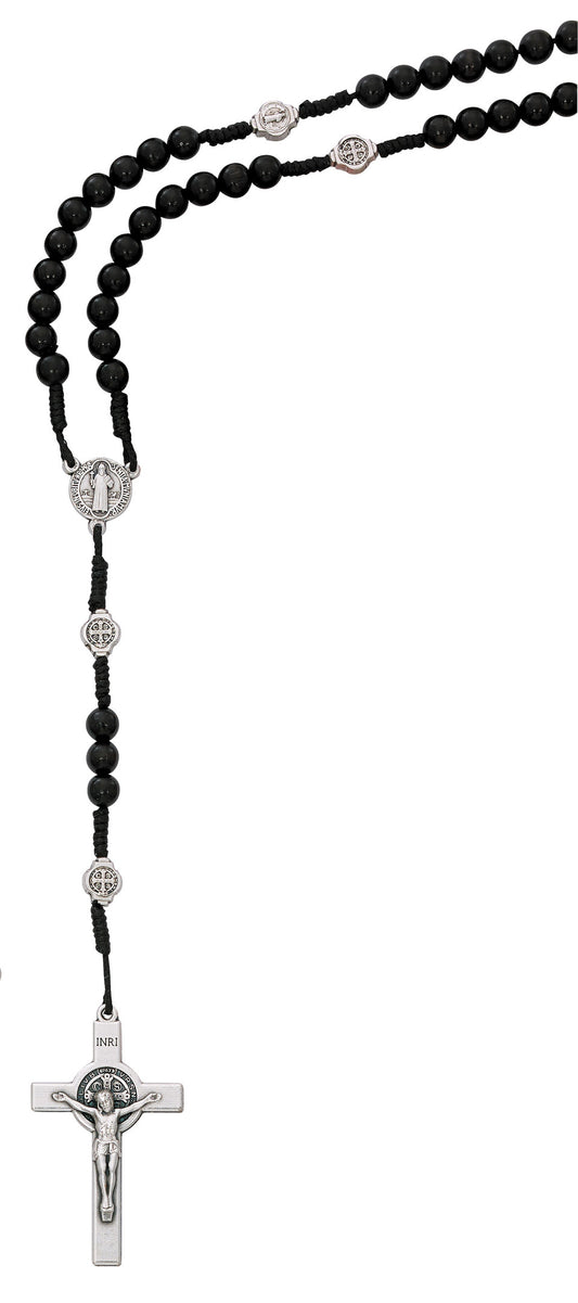 Rosary-Black Wood Benedict