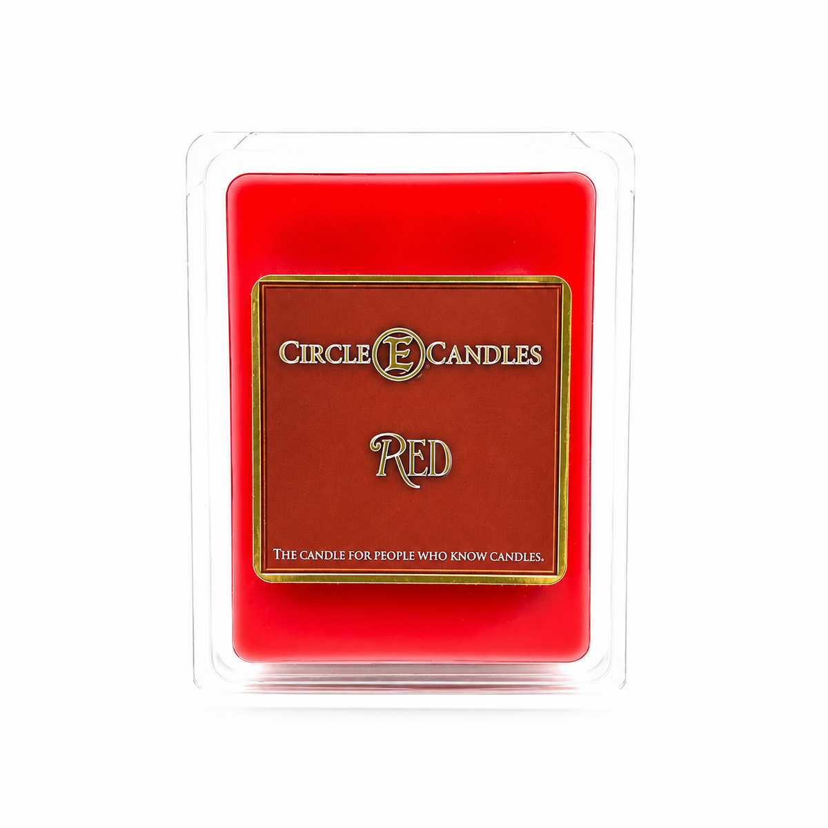 Circle E Candles Wax Melt Tart Red Scent Pack of 6 Tarts