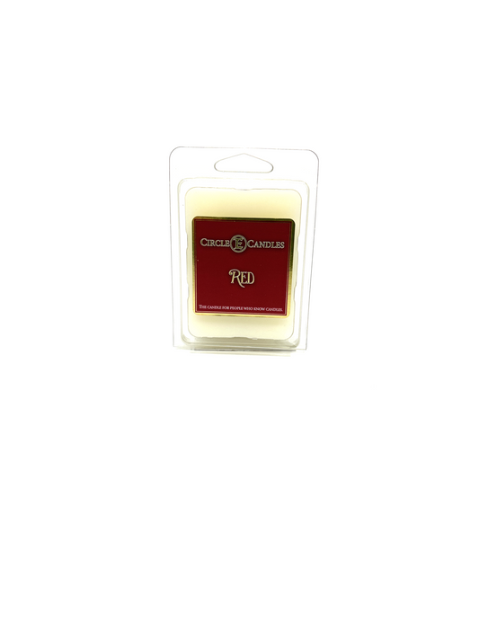 Circle E Candles Wax Melt Tart Red Scent Pack of 6 Tarts