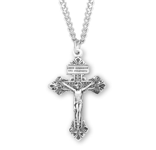 Sterling Silver "Pardon" Crucifix