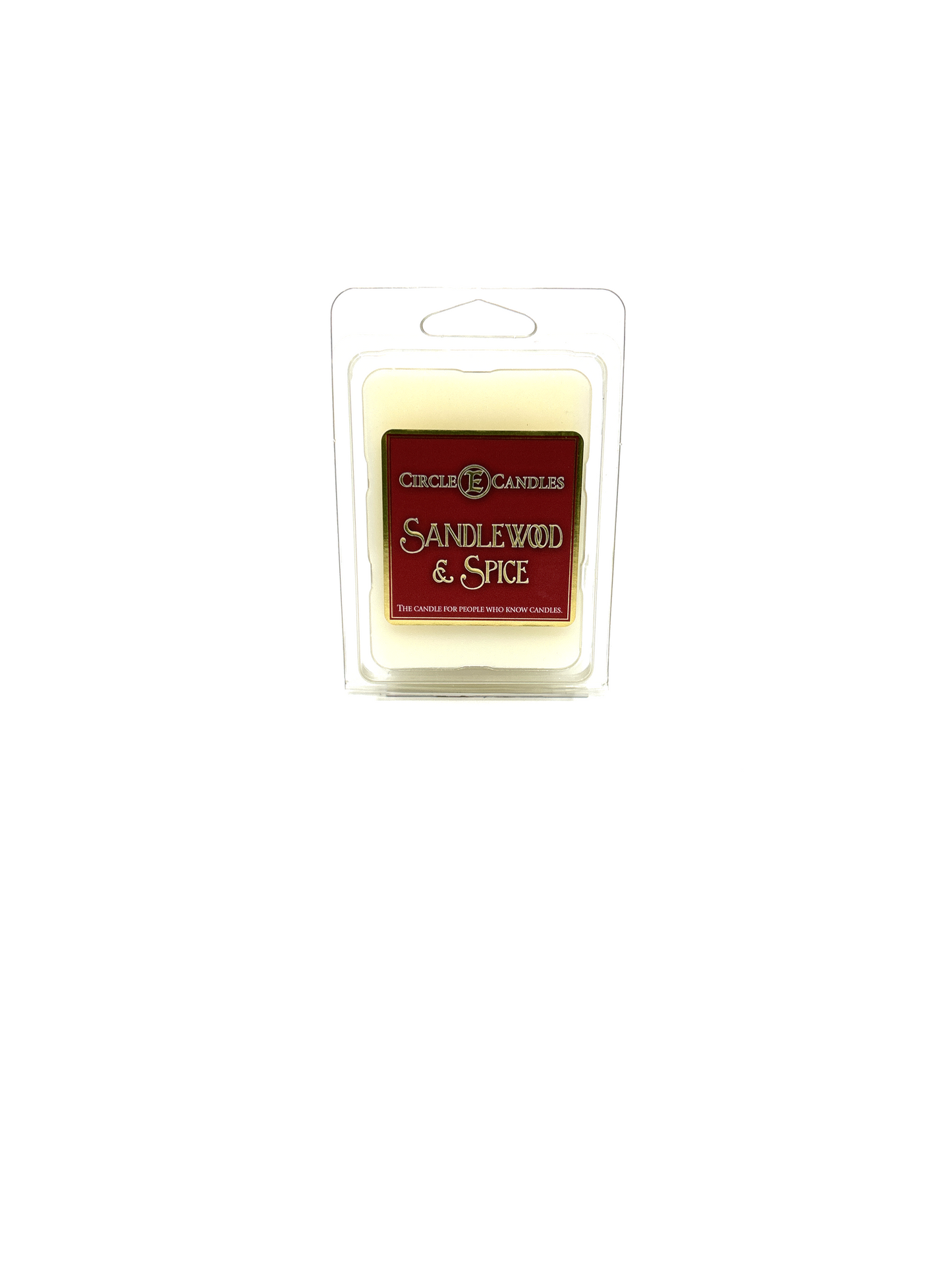 Circle E Candles Wax Melt Tart Sandlewood Spice 6 Tarts
