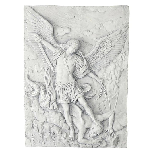 Saint Micheal Wall Plaque