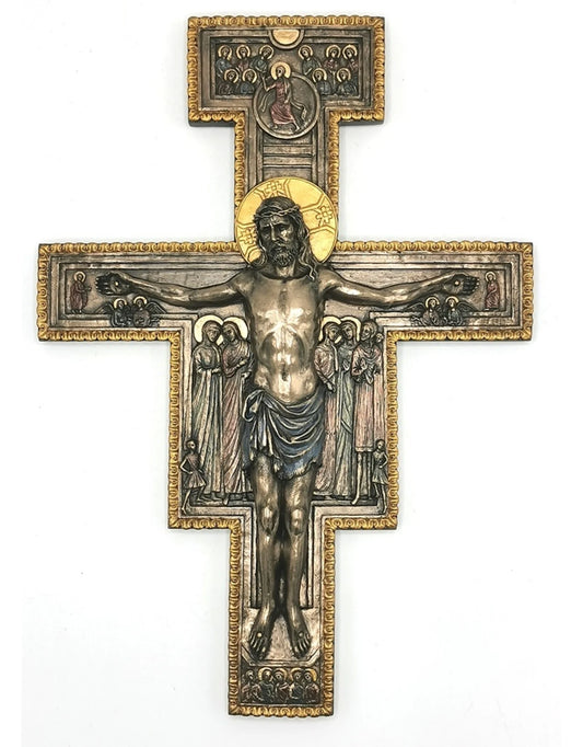 The San Damiano Crucifix Wall Plaque
