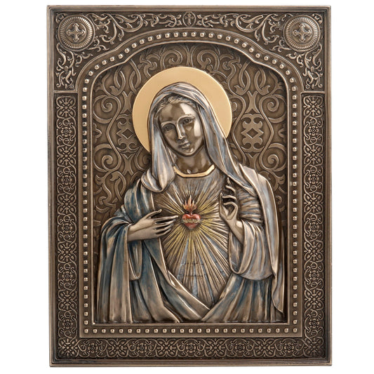 The Immaculate Heart Of Mary Wall Plaque