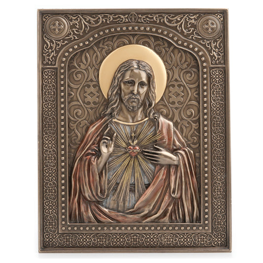 The Sacred Heart Of Jesus Wall Plaque