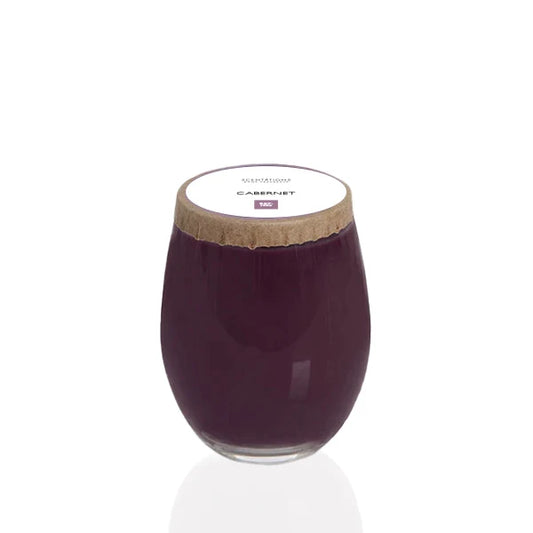 Scentations Cabernet 8oz Stemless Wine Glass Candle