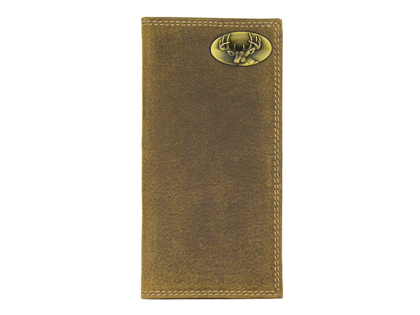 Buck Vintage Tan Leather Secretary Wallet