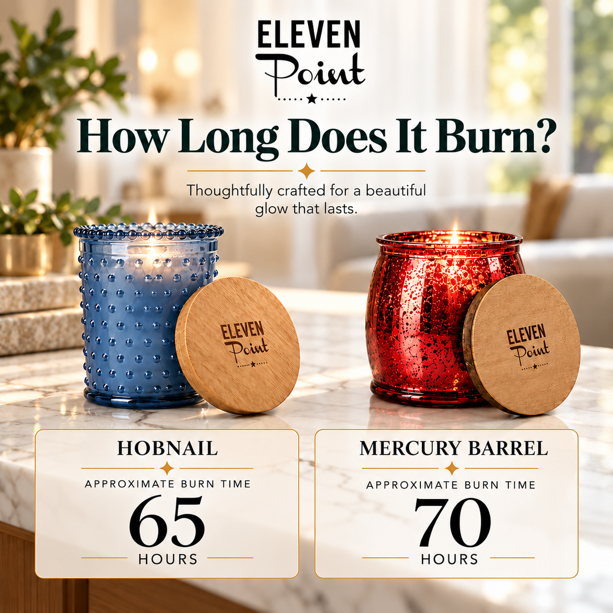 Eleven Point Pumpkin Please candle