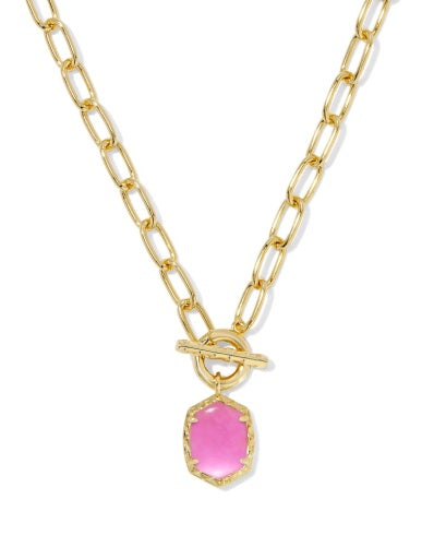 Daphne Link And Chain Necklace Gold Azalea Illusion