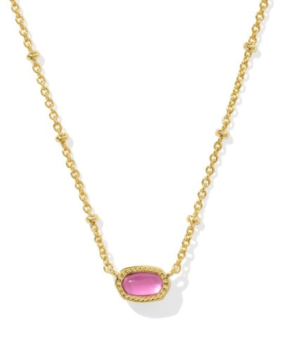 Mini Elisa Satellite Pendant Necklace Gold Azalea Illusion