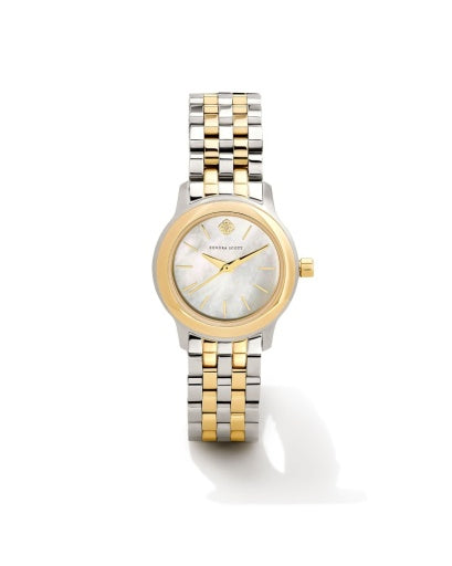 ALEX 28MM WATCH TWO TONE IVORY MOTHER OF PEARL