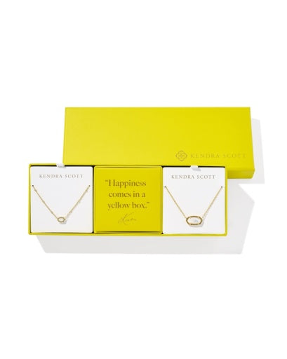 Elisa Gift Set Of 2 Gold Ivory Mother Of Pearl Jewelry