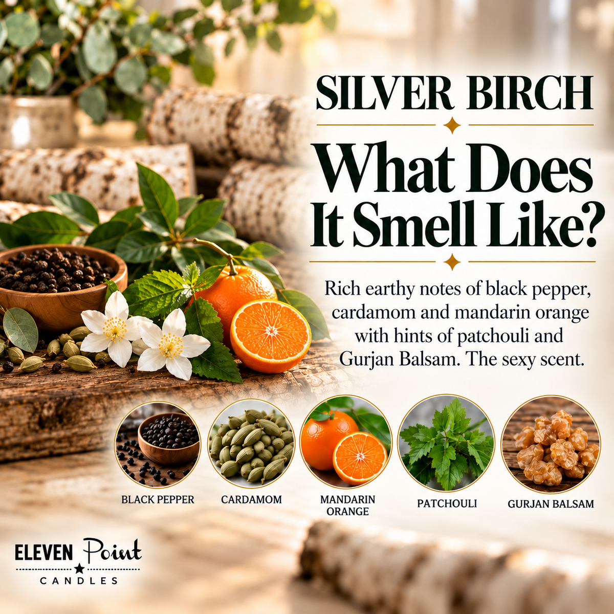 Silver Birch fragrance notes