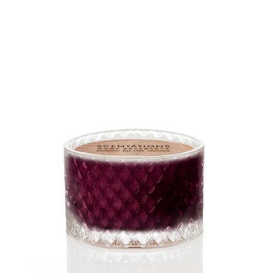 Scentations Cabernet Starlet 2 wick  Clear Glass