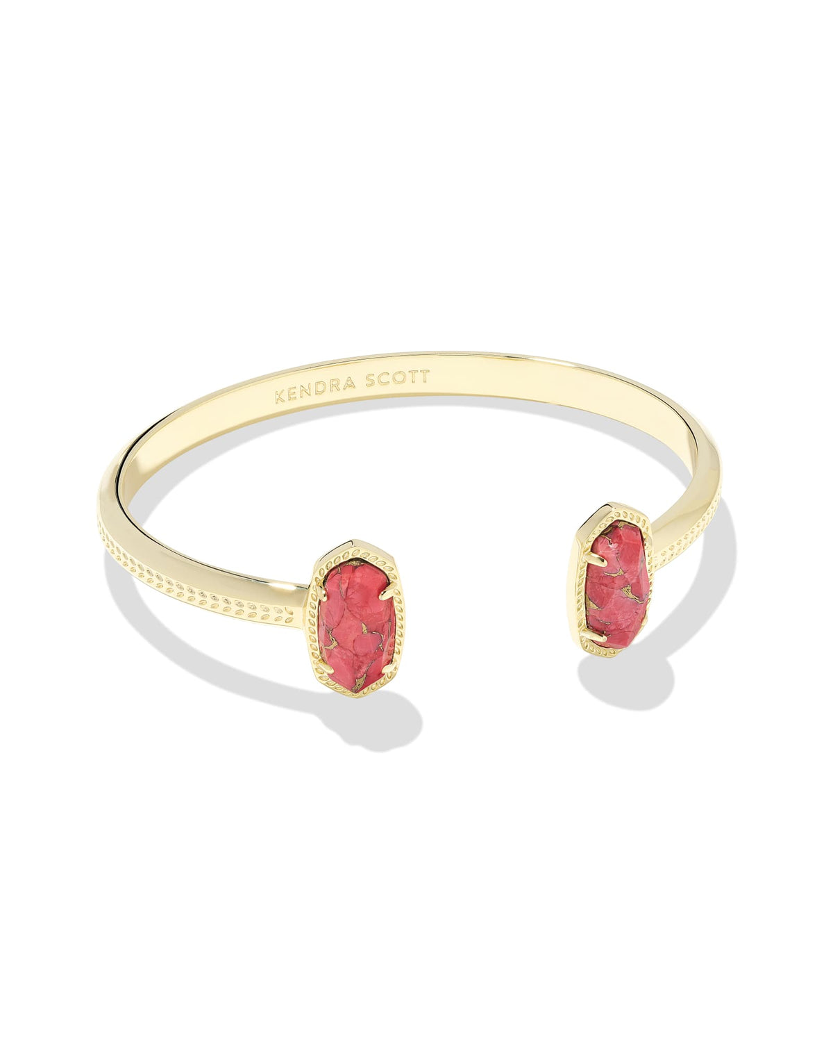 ELTON BRACELET GOLD BRONZE VNS RED MAG