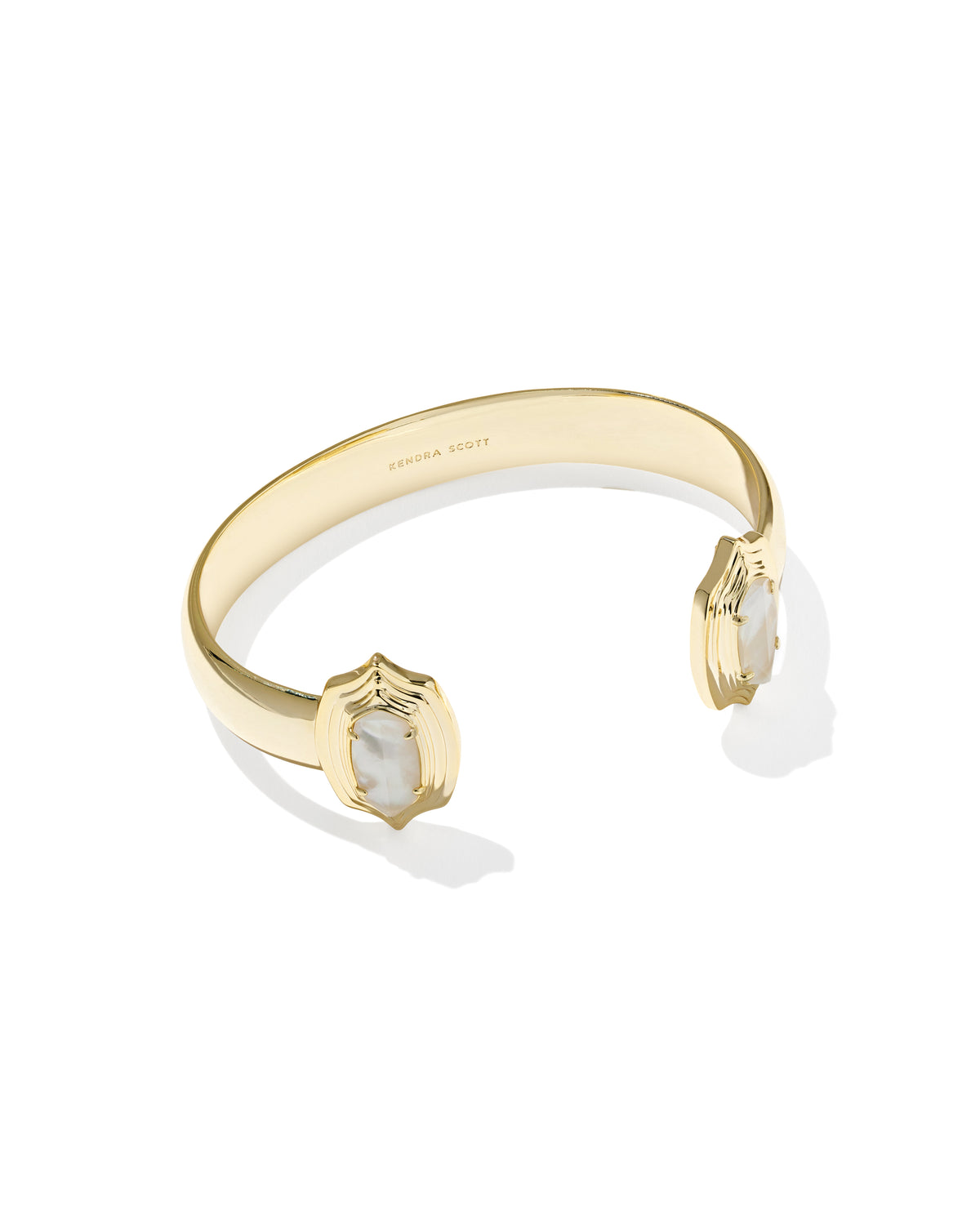 ELTON STEP FRM CUFF BRC GOLD IVORY MOP