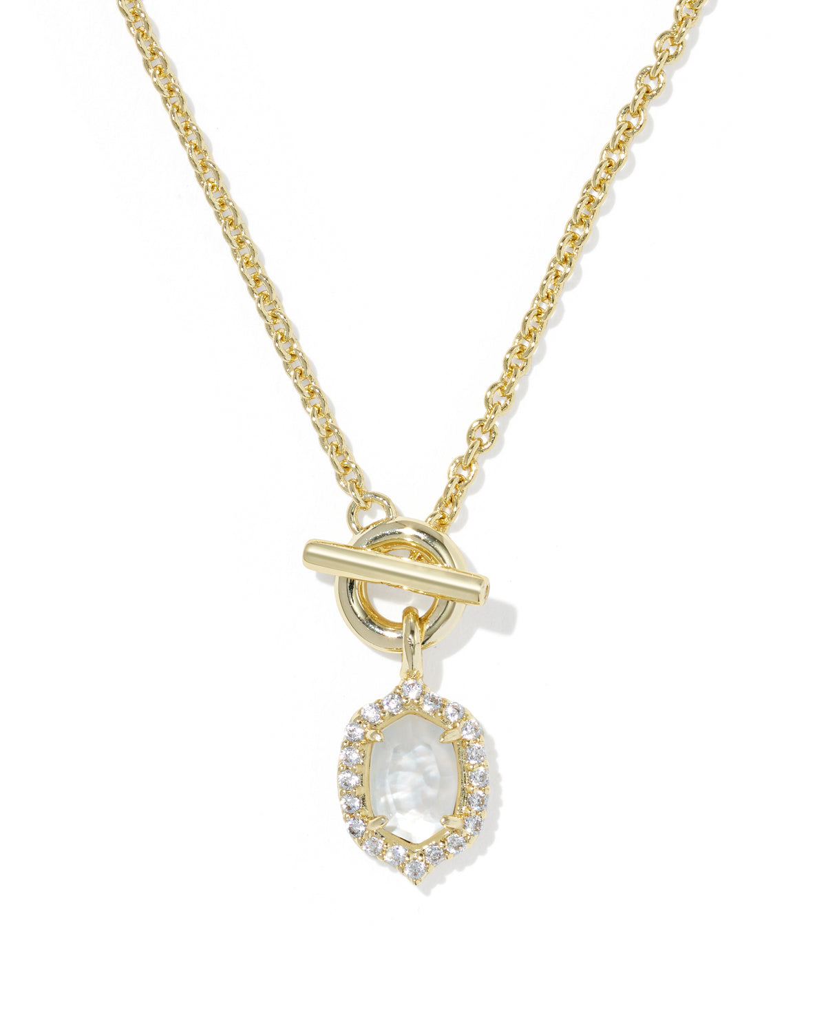 DAPHNE CRSTL FRM TGL NCK GOLD IVORY MOP